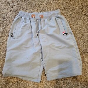 Men's Kuyigo Light Blue Cotton Shorts Medium Like NEW!